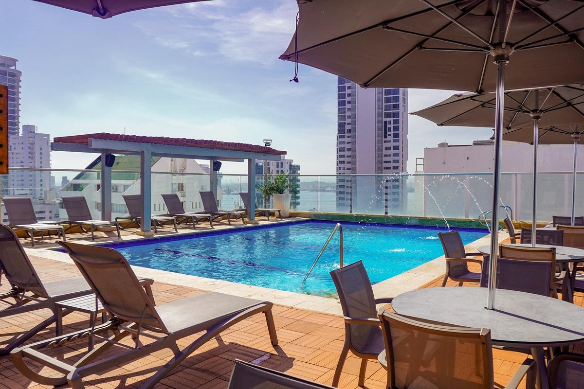 Hotel Capilla Del Mar Картахена Экстерьер фото Rooftop pool