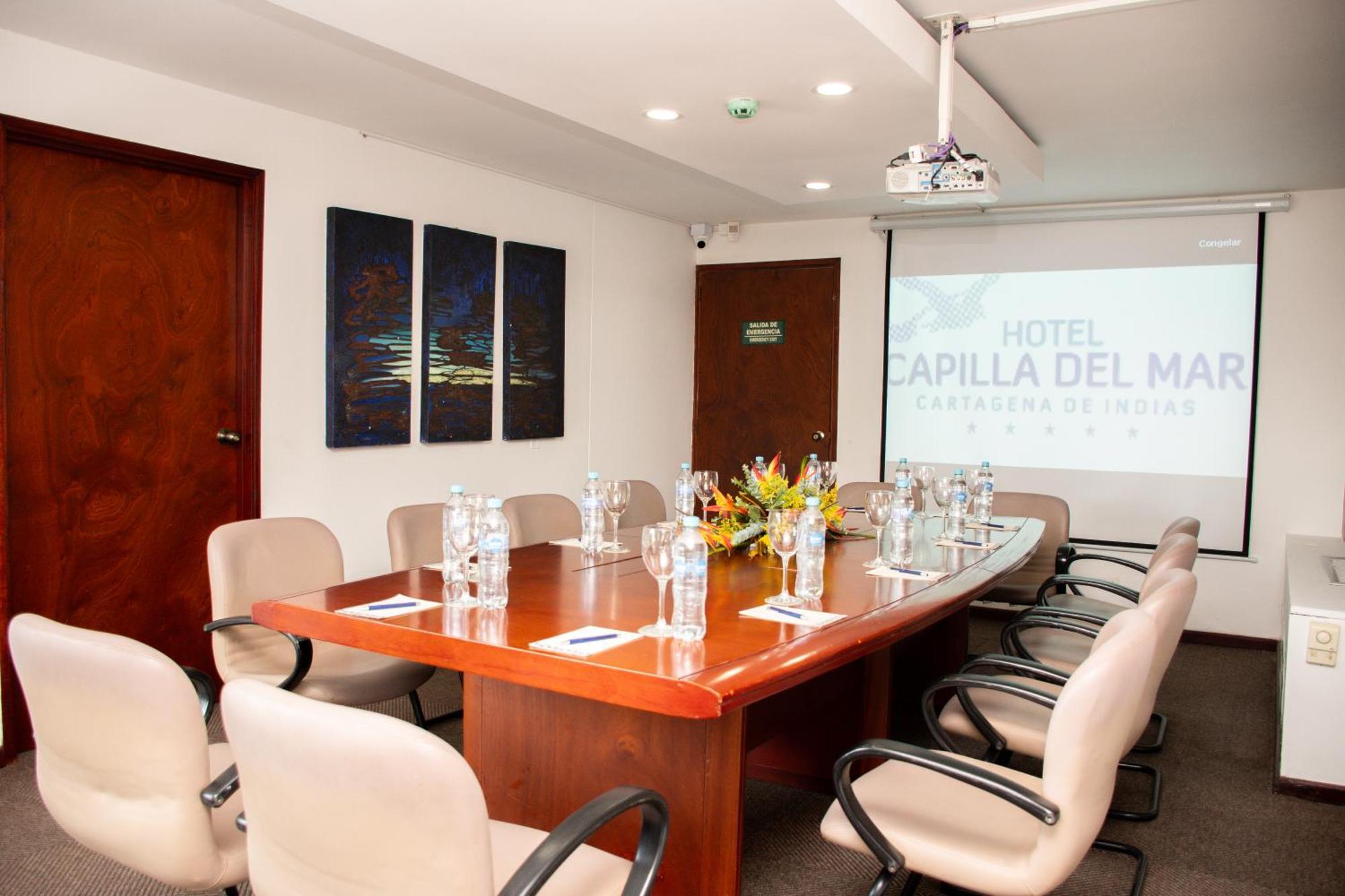 Hotel Capilla Del Mar Картахена Экстерьер фото Meeting room